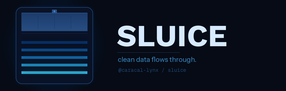Sluice